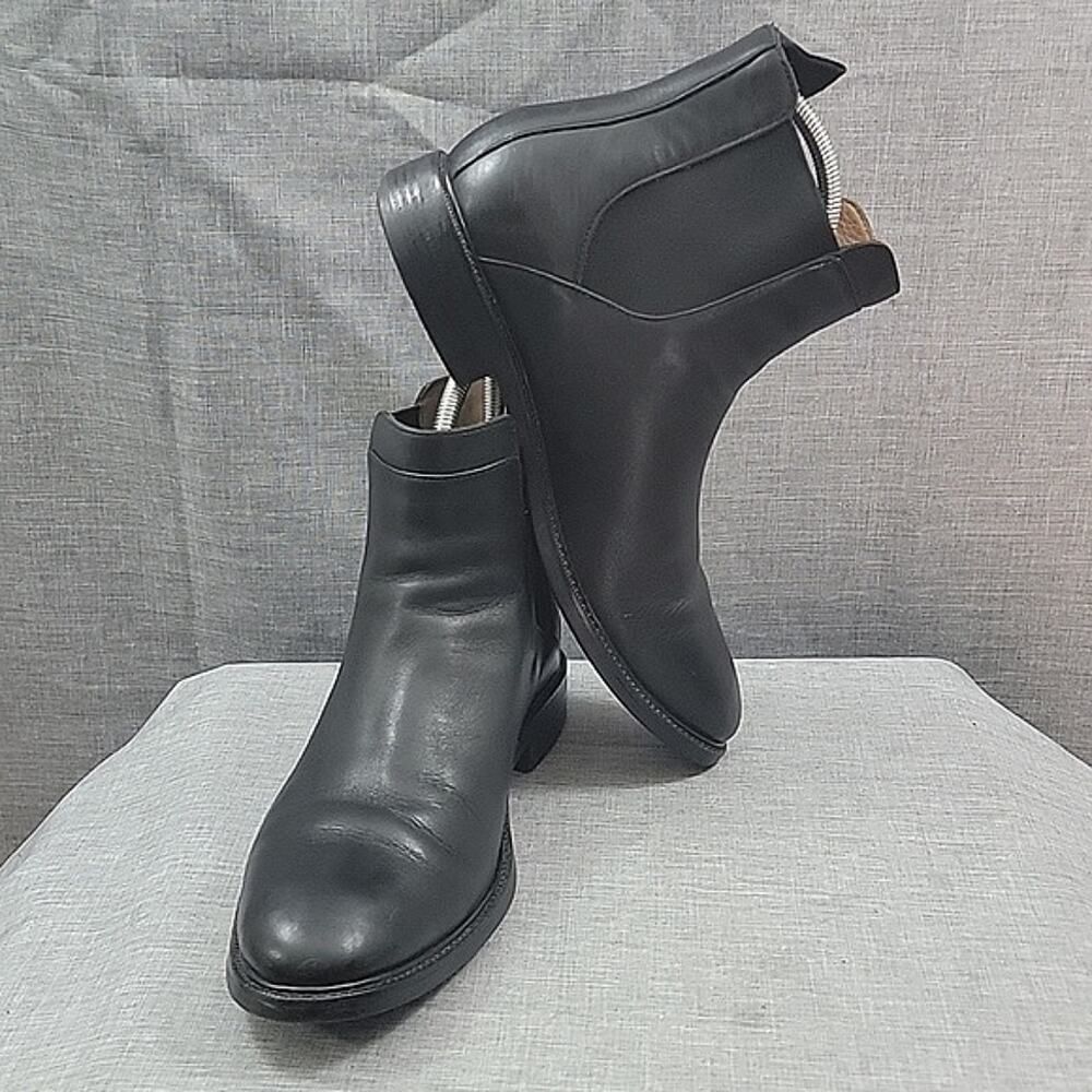 Cole Haan Grand Os Black Leather Chelsea Ankle Boots C20707 Men's Size 8M